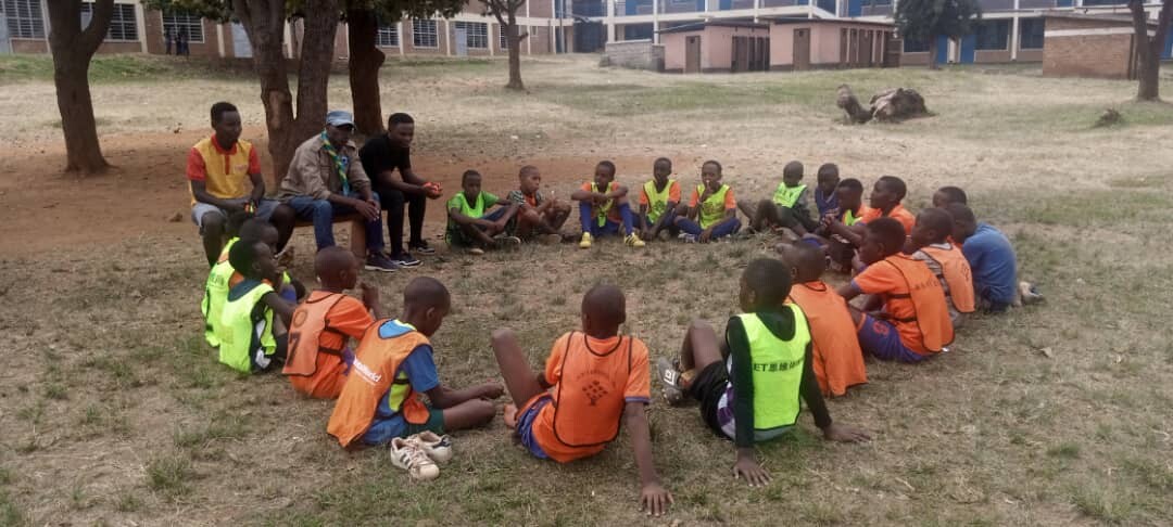 Kinderen in Rwanda sportkleding